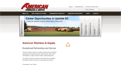 Desktop Screenshot of americanstainlessandsupply.com
